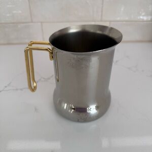 Inox Milk Frothing Pitcher 18/10 Stainless Steel Made in Italy